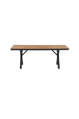 Garcia Outdoor - Esstisch rechteckig - schwarz/Aluminum - Outdoor - Esstische (rechteckig) - ALVAHOME