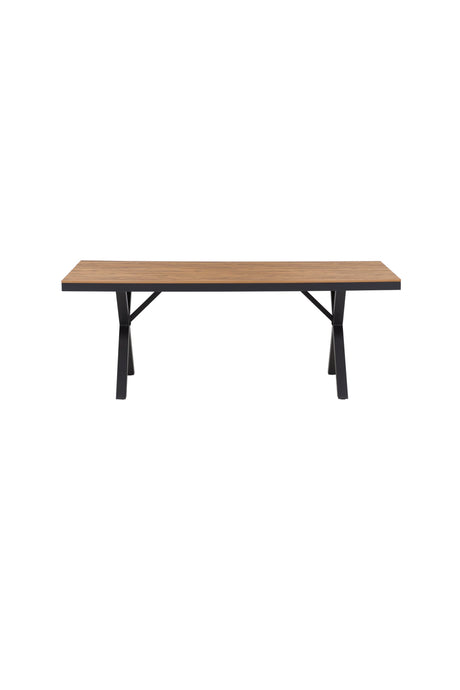 Garcia Outdoor - Esstisch rechteckig - schwarz/Aluminum - Outdoor - Esstische (rechteckig) - ALVAHOME