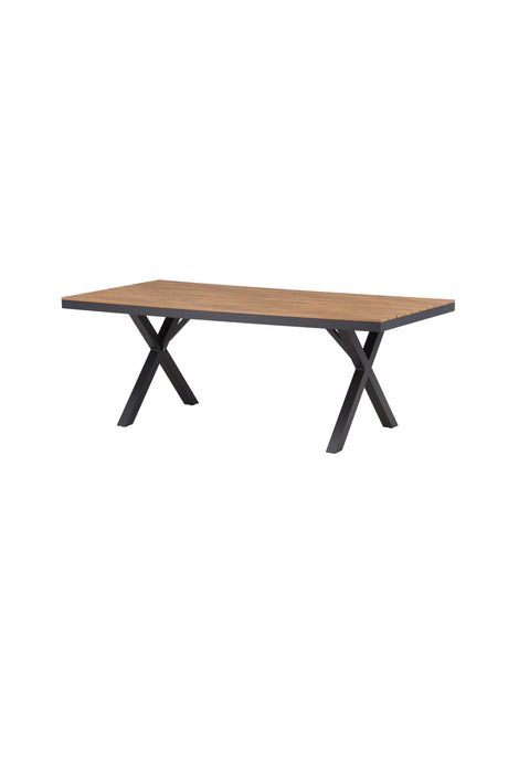 Garcia Outdoor - Esstisch rechteckig - schwarz/Aluminum - Outdoor - Esstische (rechteckig) - ALVAHOME