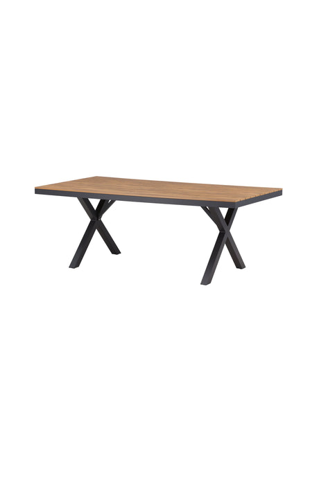 Garcia Outdoor - Esstisch rechteckig - schwarz/Aluminum - Outdoor - Esstische (rechteckig) - ALVAHOME