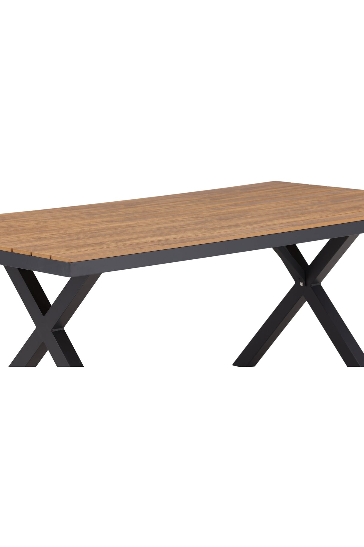 Garcia Outdoor - Esstisch rechteckig - schwarz/Aluminum - Outdoor - Esstische (rechteckig) - ALVAHOME