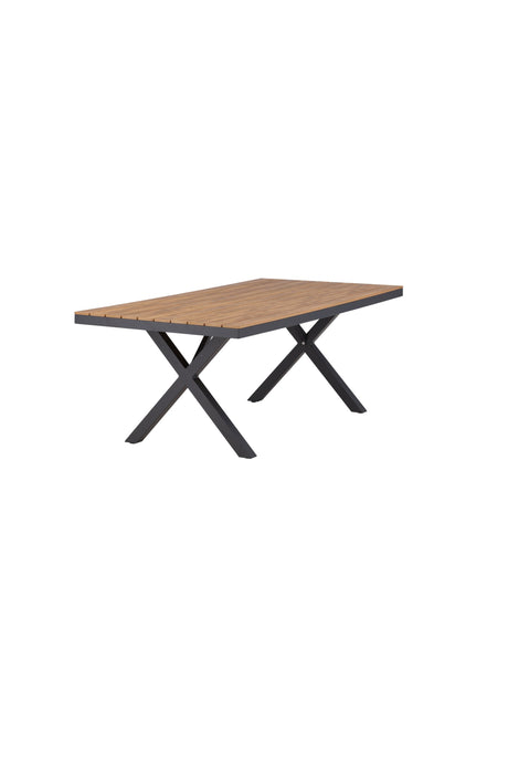 Garcia Outdoor - Esstisch rechteckig - schwarz/Aluminum - Outdoor - Esstische (rechteckig) - ALVAHOME