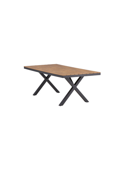 Garcia Outdoor - Esstisch rechteckig - schwarz/Aluminum - Outdoor - Esstische (rechteckig) - ALVAHOME