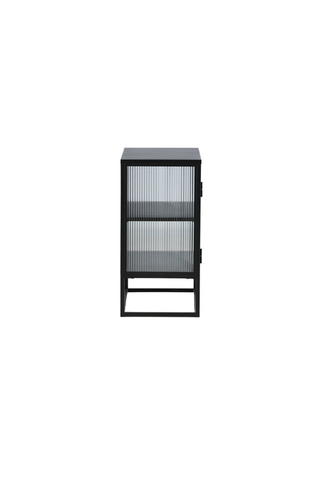 Garis Schrank - schwarz/Stahl - Schränke - ALVAHOME