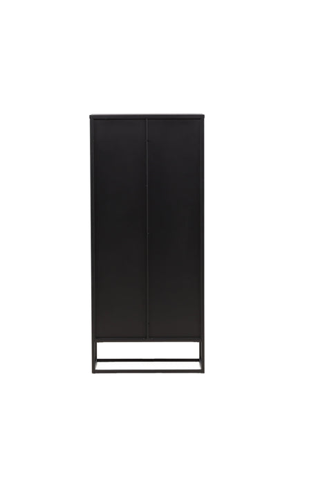 Garis Schrank - schwarz/Stahl - Schränke - ALVAHOME