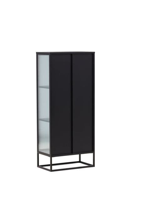 Garis Schrank - schwarz/Stahl - Schränke - ALVAHOME