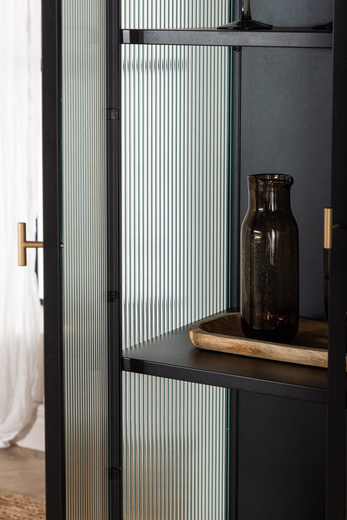 Garis Schrank - schwarz/Stahl - Schränke - ALVAHOME