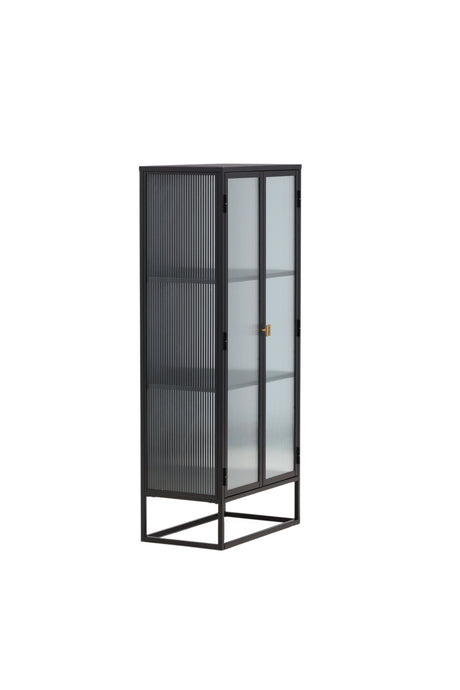 Garis Schrank - schwarz/Stahl - Schränke - ALVAHOME