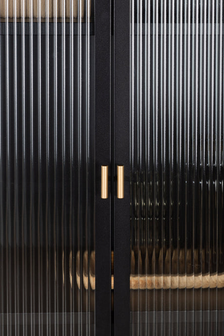 Garis Schrank - schwarz/Stahl - Schränke - ALVAHOME