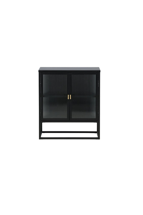 Garis Schrank - schwarz/Stahl - Schränke - ALVAHOME