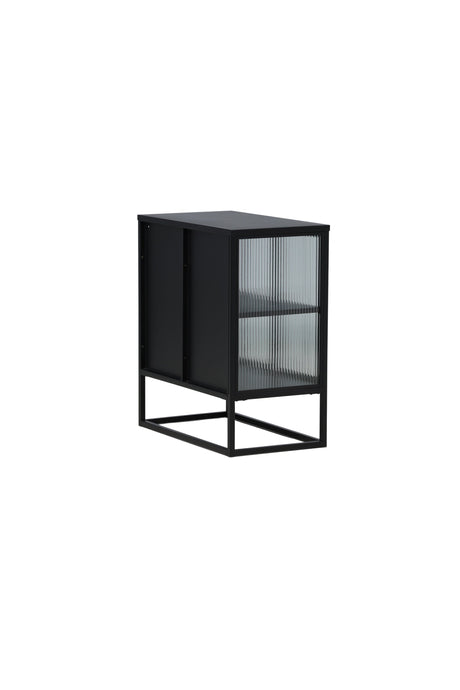 Garis Schrank - schwarz/Stahl - Schränke - ALVAHOME