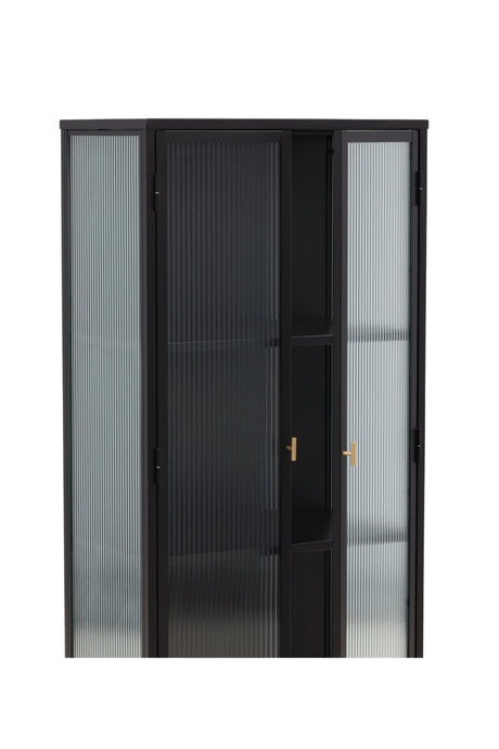 Garis Schrank - schwarz/Stahl - Schränke - ALVAHOME
