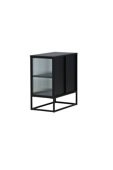 Garis Schrank - schwarz/Stahl - Schränke - ALVAHOME