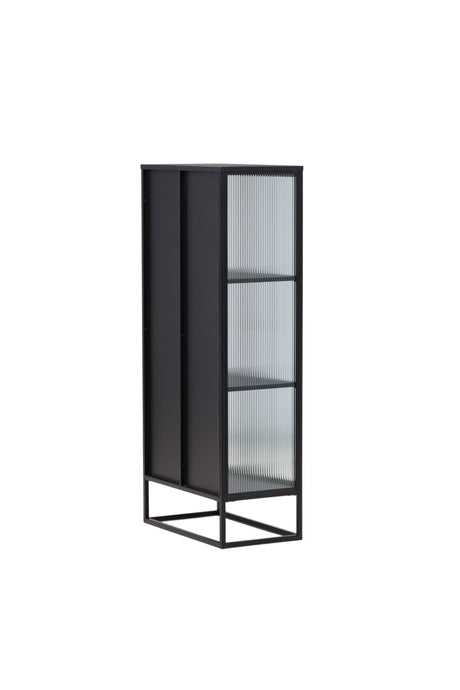 Garis Schrank - schwarz/Stahl - Schränke - ALVAHOME
