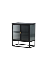 Garis Schrank - schwarz/Stahl - Schränke - ALVAHOME