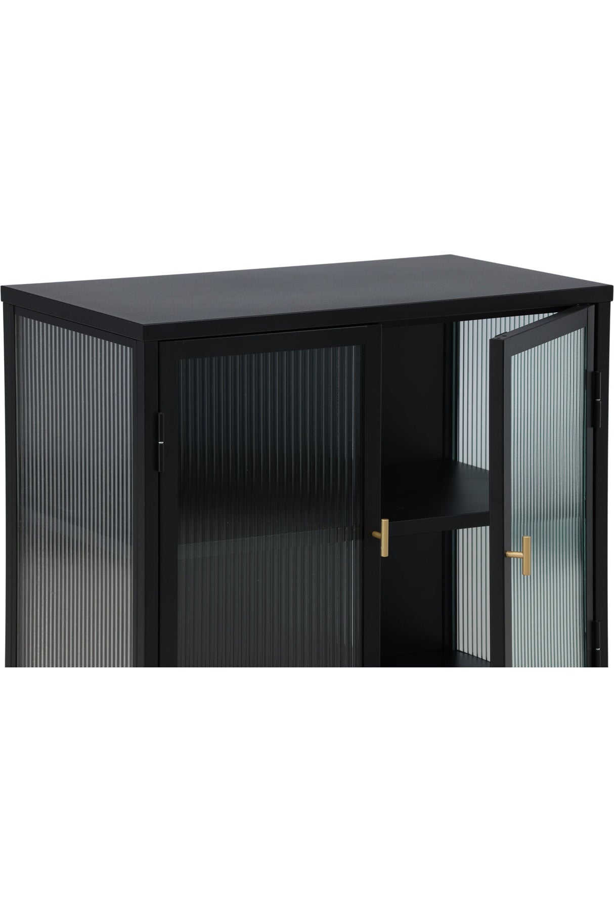 Garis Schrank - schwarz/Stahl - Schränke - ALVAHOME