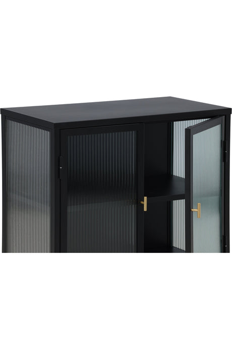 Garis Schrank - schwarz/Stahl - Schränke - ALVAHOME