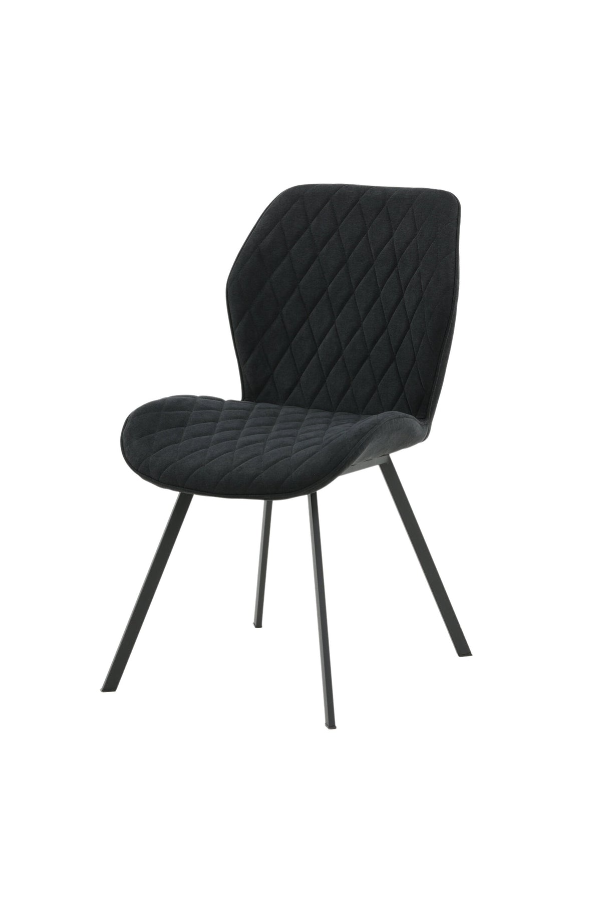 Gemma Esszimmerstuhl - schwarz/Polyester - Essstühle - ALVAHOME