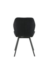 Gemma Esszimmerstuhl - schwarz/Polyester - Essstühle - ALVAHOME