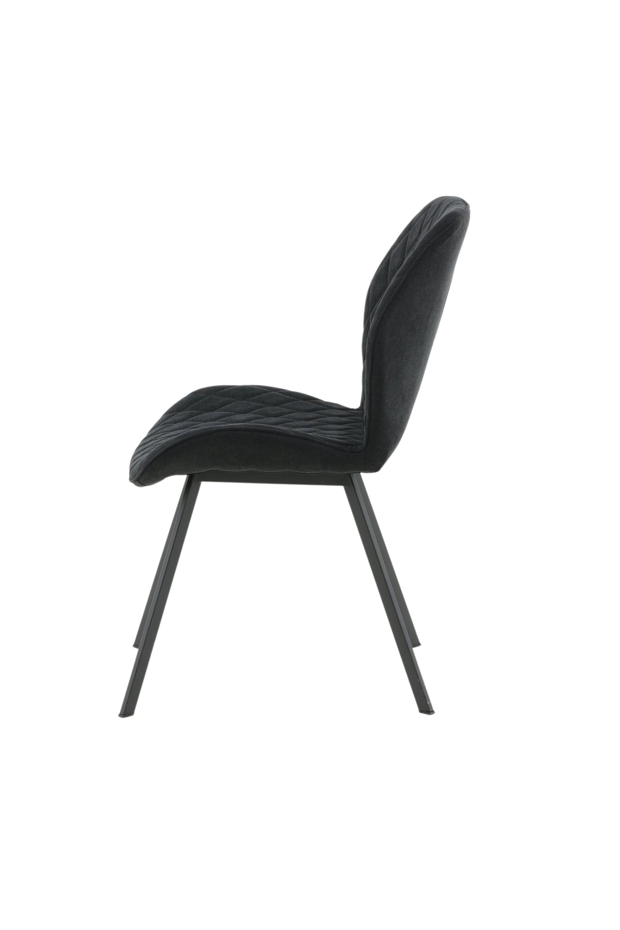 Gemma Esszimmerstuhl - schwarz/Polyester - Essstühle - ALVAHOME