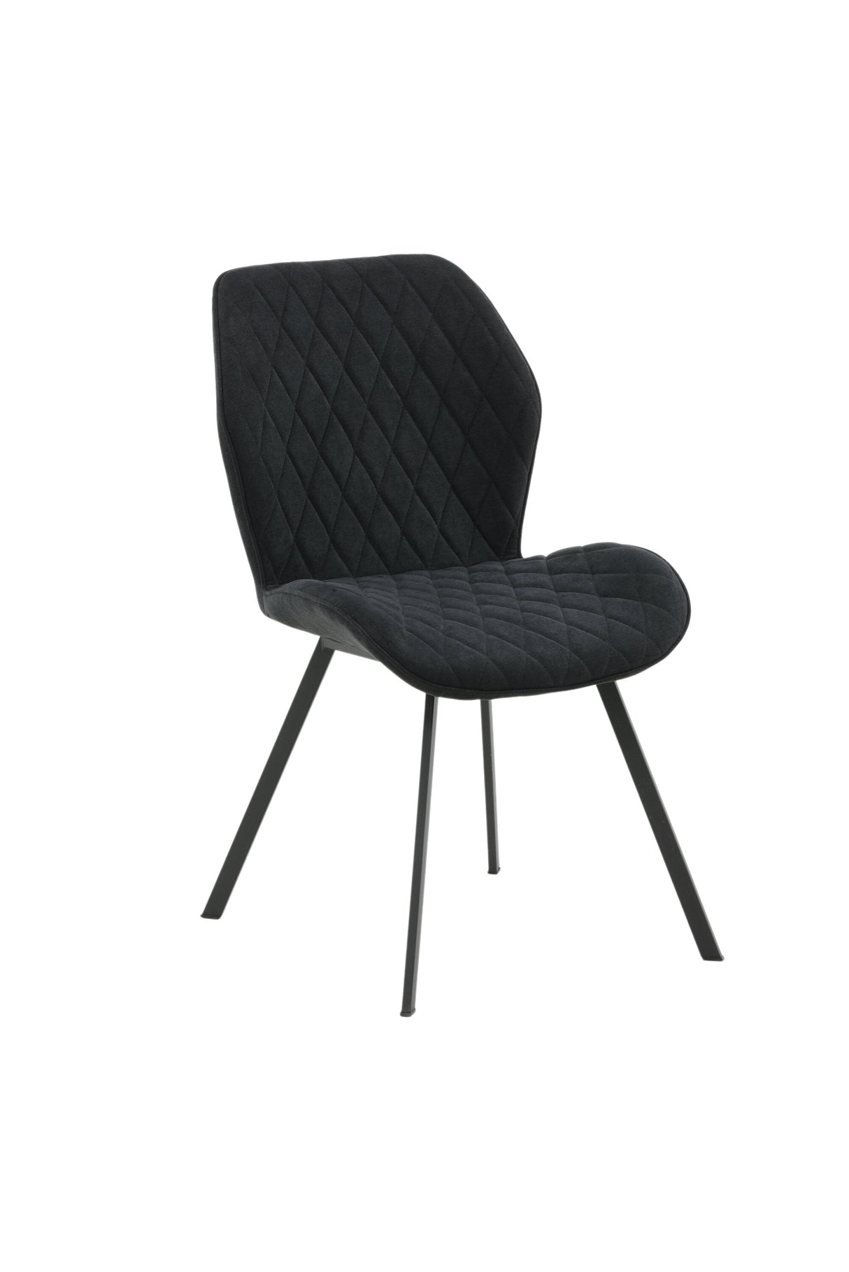Gemma Esszimmerstuhl - schwarz/Polyester - Essstühle - ALVAHOME