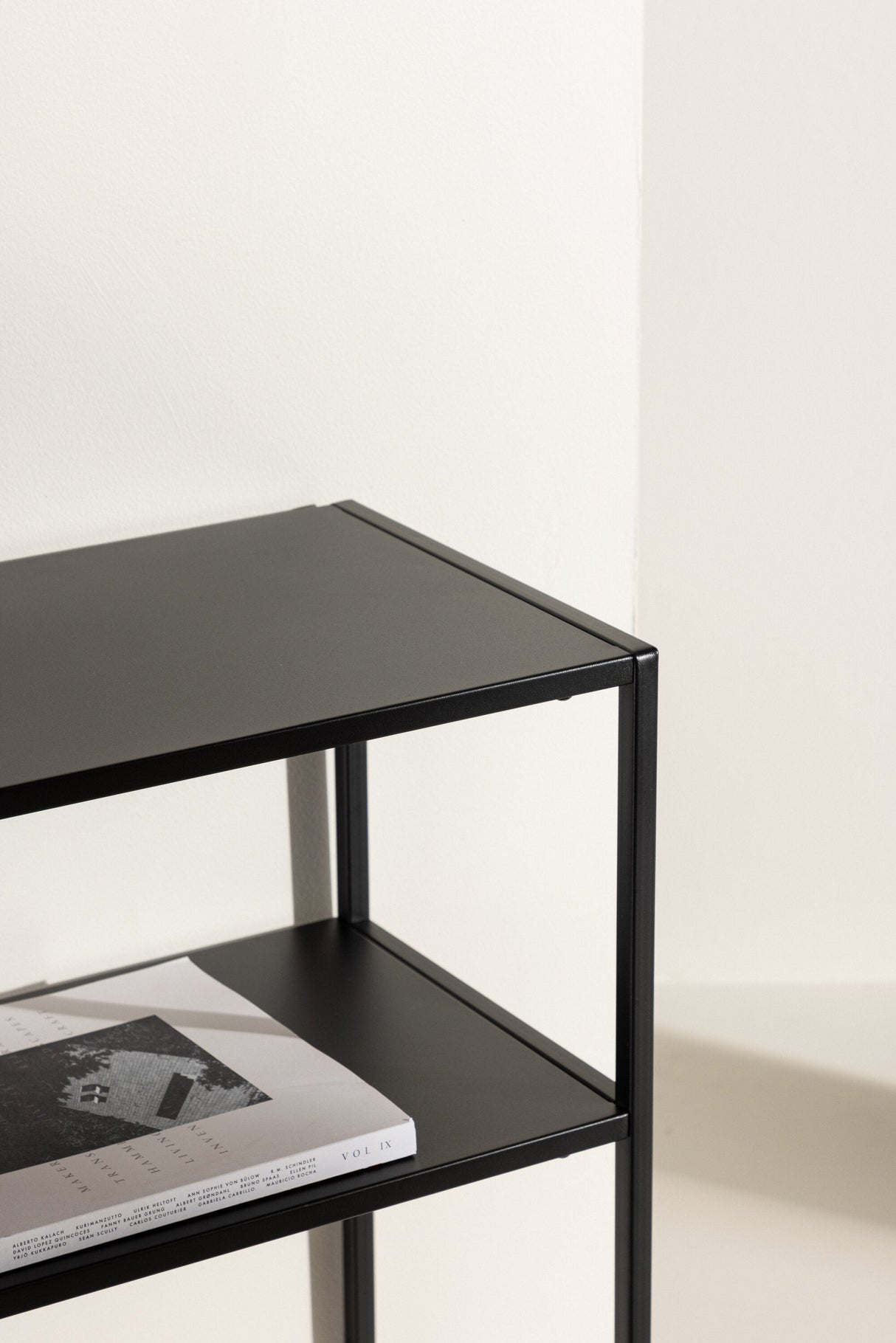 Georgetown Beistelltisch - schwarz/Stahl - Beistelltische - ALVAHOME