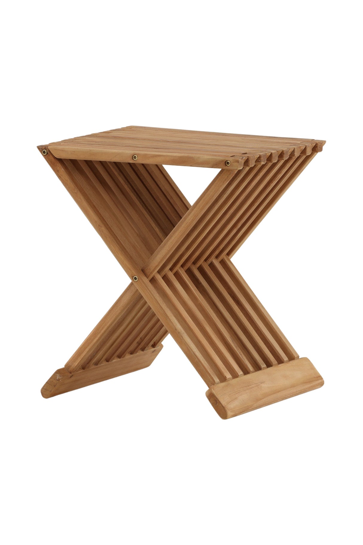 Ghana Outdoor - Beistelltisch - natur/Teak - Outdoor - Beistelltische - ALVAHOME