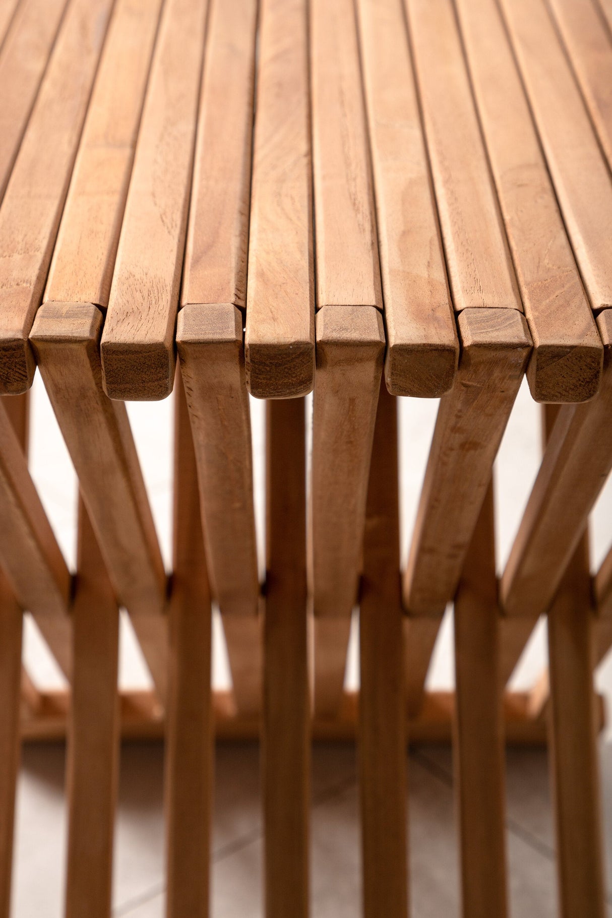 Ghana Outdoor - Beistelltisch - natur/Teak - Outdoor - Beistelltische - ALVAHOME