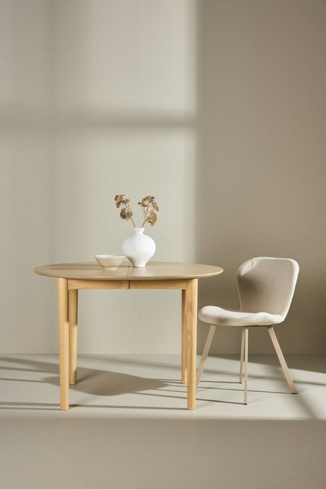 Gilda runder Esstisch - white - wash/MDF - Runde Esstische - ALVAHOME