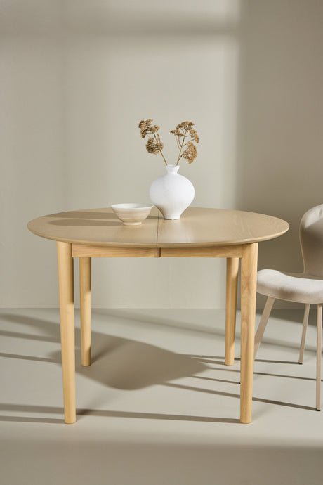 Gilda runder Esstisch - white - wash/MDF - Runde Esstische - ALVAHOME