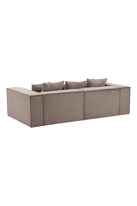 Gillholmen 3 - Sitzer Sofa - braun/Polyester - 3 - Sitzer Sofas - ALVAHOME