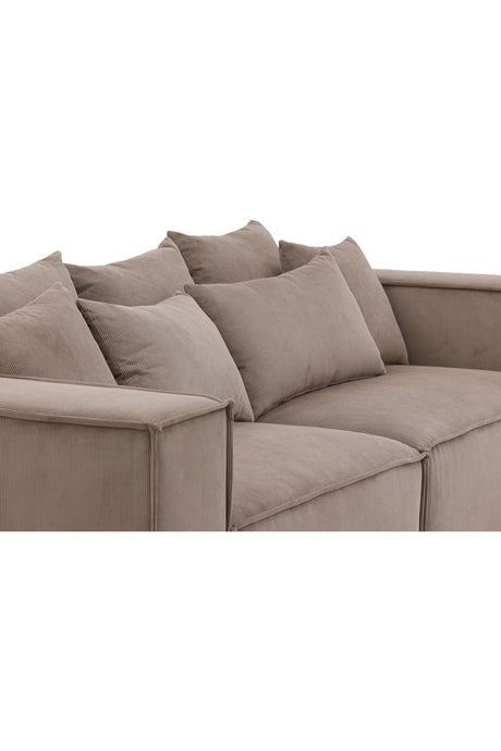 Gillholmen 3 - Sitzer Sofa - braun/Polyester - 3 - Sitzer Sofas - ALVAHOME