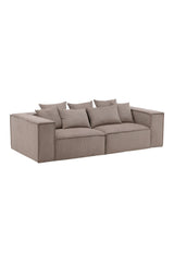 Gillholmen 3 - Sitzer Sofa - braun/Polyester - 3 - Sitzer Sofas - ALVAHOME