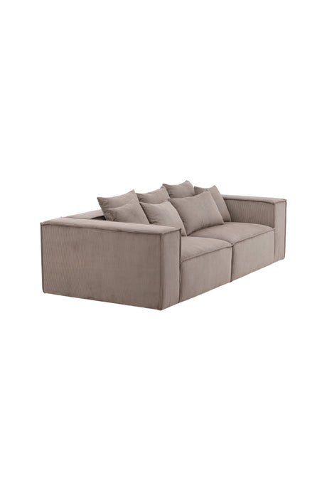 Gillholmen 3 - Sitzer Sofa - braun/Polyester - 3 - Sitzer Sofas - ALVAHOME