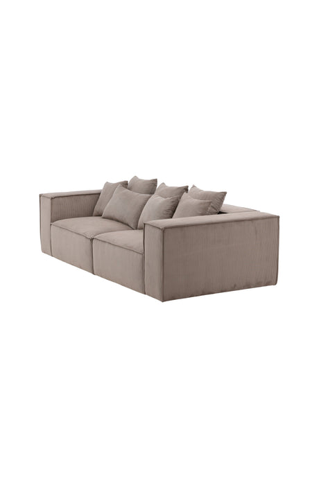 Gillholmen 3 - Sitzer Sofa - braun/Polyester - 3 - Sitzer Sofas - ALVAHOME