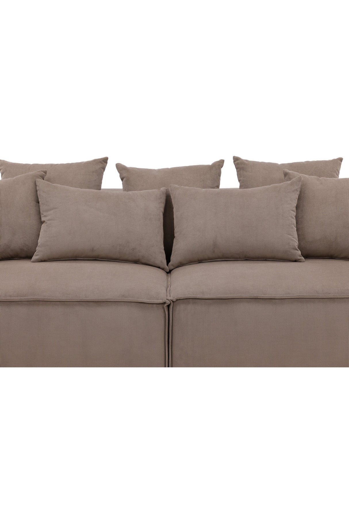 Gillholmen 3 - Sitzer Sofa - braun/Polyester - 3 - Sitzer Sofas - ALVAHOME
