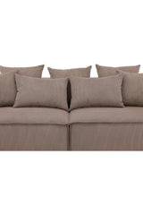 Gillholmen 3 - Sitzer Sofa - braun/Polyester - 3 - Sitzer Sofas - ALVAHOME