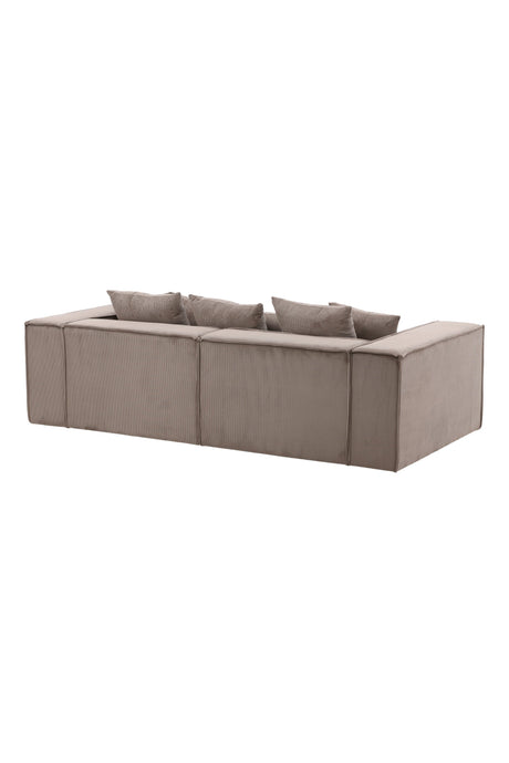Gillholmen 3 - Sitzer Sofa - braun/Polyester - 3 - Sitzer Sofas - ALVAHOME