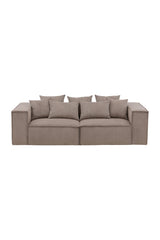 Gillholmen 3 - Sitzer Sofa - braun/Polyester - 3 - Sitzer Sofas - ALVAHOME