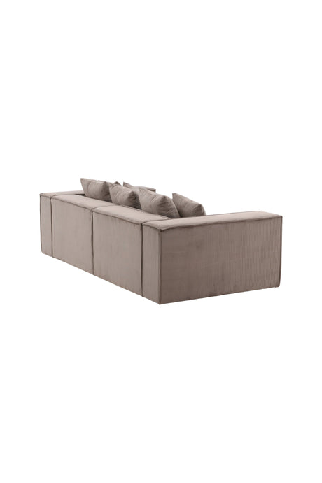 Gillholmen 3 - Sitzer Sofa - braun/Polyester - 3 - Sitzer Sofas - ALVAHOME