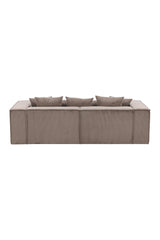 Gillholmen 3 - Sitzer Sofa - braun/Polyester - 3 - Sitzer Sofas - ALVAHOME