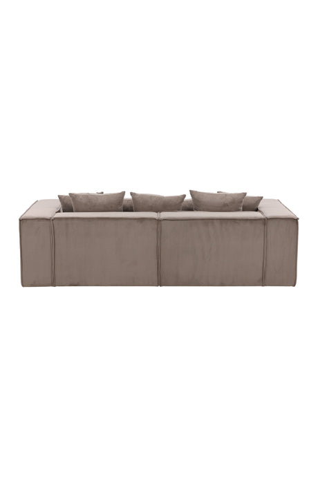 Gillholmen 3 - Sitzer Sofa - braun/Polyester - 3 - Sitzer Sofas - ALVAHOME