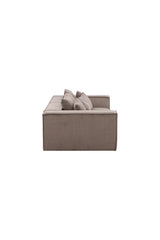 Gillholmen 3 - Sitzer Sofa - braun/Polyester - 3 - Sitzer Sofas - ALVAHOME