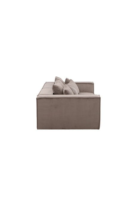 Gillholmen 3 - Sitzer Sofa - braun/Polyester - 3 - Sitzer Sofas - ALVAHOME