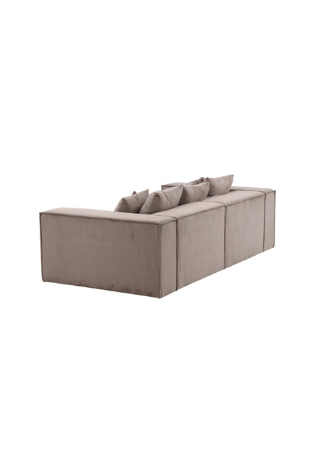 Gillholmen 3 - Sitzer Sofa - braun/Polyester - 3 - Sitzer Sofas - ALVAHOME