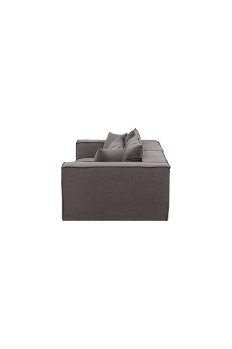 Gillholmen 3 - Sitzer Sofa - grau/Polyester - Leinen - 3 - Sitzer Sofas - ALVAHOME