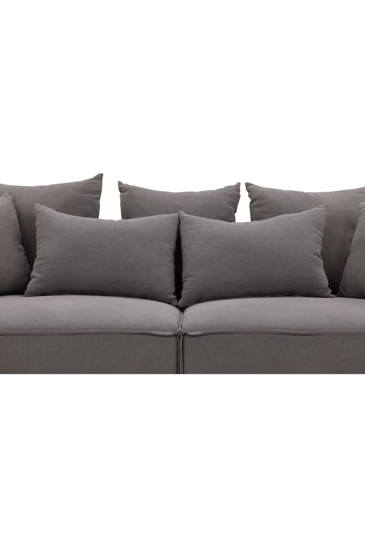 Gillholmen 3 - Sitzer Sofa - grau/Polyester - Leinen - 3 - Sitzer Sofas - ALVAHOME