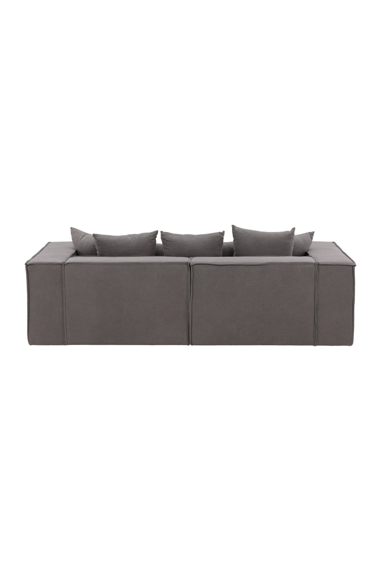 Gillholmen 3 - Sitzer Sofa - grau/Polyester - Leinen - 3 - Sitzer Sofas - ALVAHOME