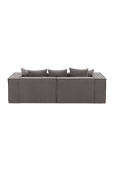 Gillholmen 3 - Sitzer Sofa - grau/Polyester - Leinen - 3 - Sitzer Sofas - ALVAHOME