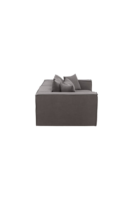 Gillholmen 3 - Sitzer Sofa - grau/Polyester - Leinen - 3 - Sitzer Sofas - ALVAHOME